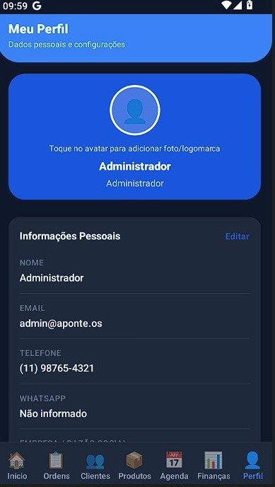 Mais uma tela real do AponteOS